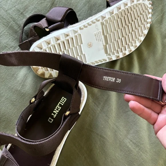 Silent D | Anthropologie Trevor gladiator sandals in brown - Picture 9 of 9